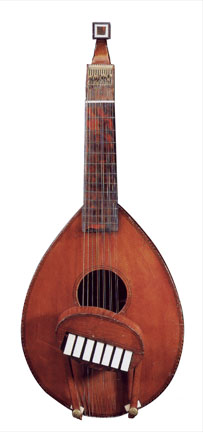 ['English Guitar' circa 1760.]